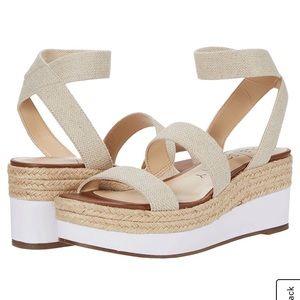 Sole Society Aven Wedge Sandal EUC!